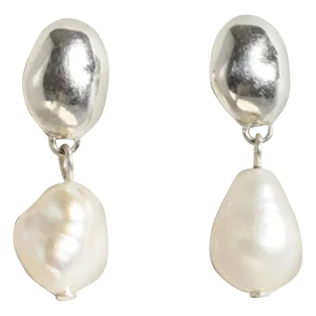 Boucles La Perle | Argenté