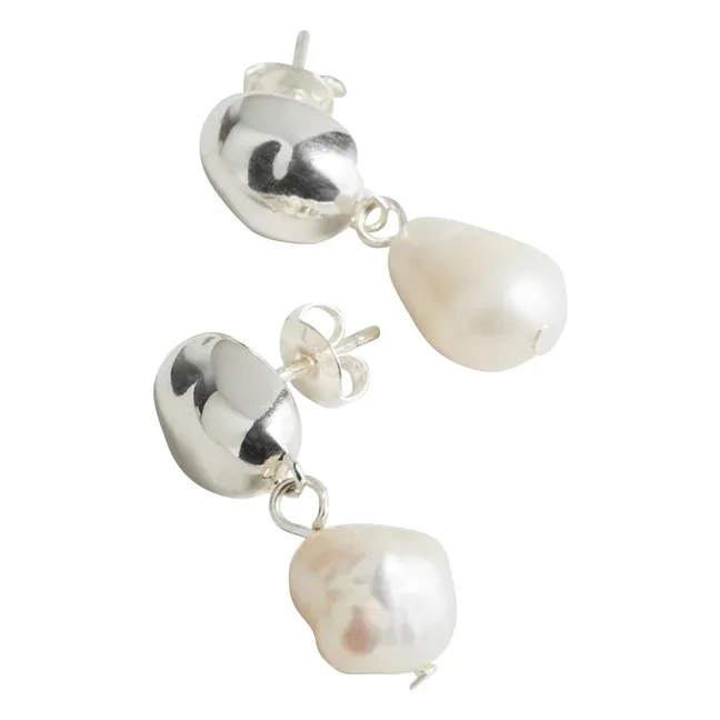 Boucles La Perle | Argenté