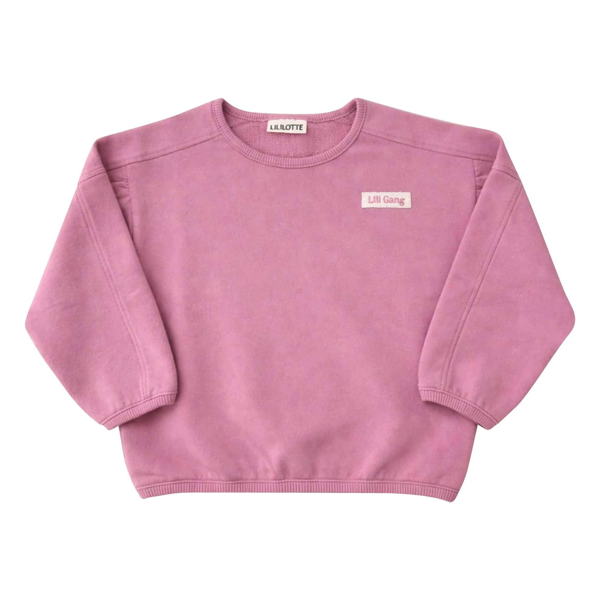 Salomé organic cotton sweatshirt | Dusty Pink- Product image n°0