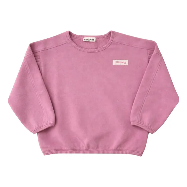 Sudadera Salomé de algodón orgánico | Rosa Viejo