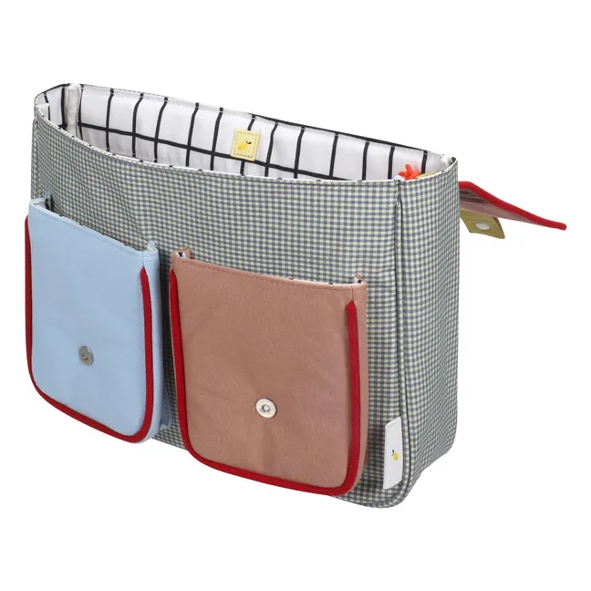 Cartable Pomme Carreaux | Purple