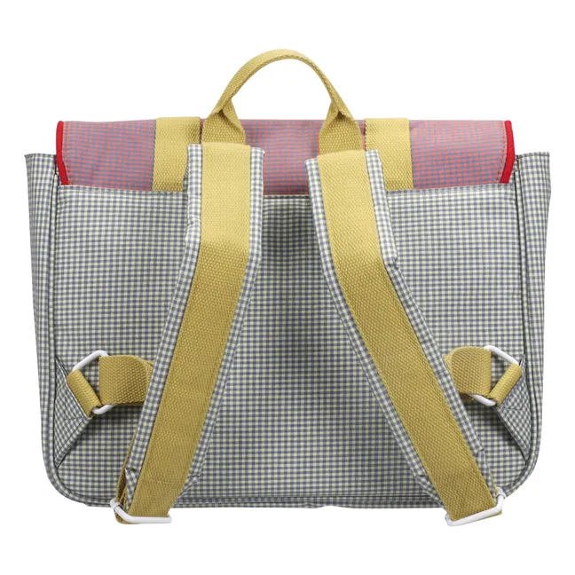 Cartable Pomme Carreaux | Purple