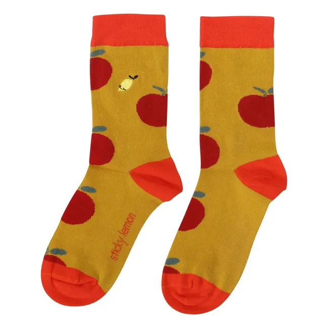 Chaussettes Pommes | Orange