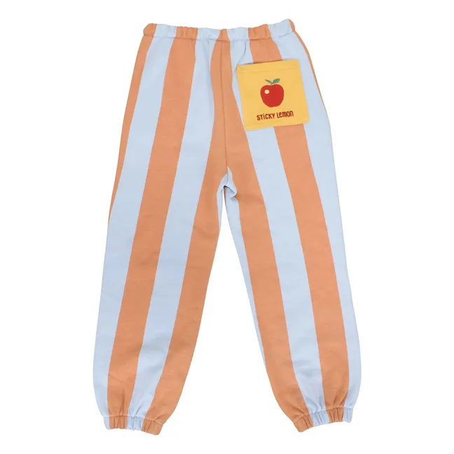Jogger rayas limón | Naranja