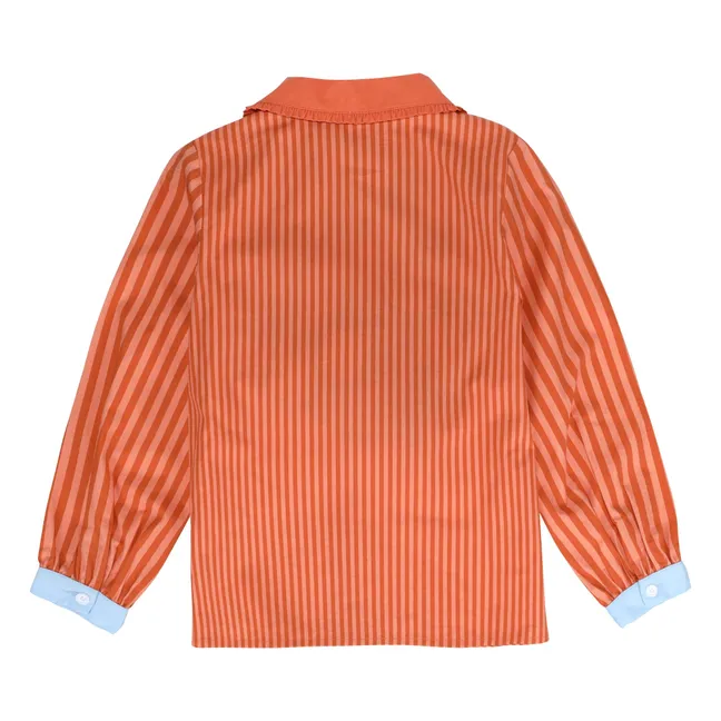 Chemise Citron Rayée | Orange
