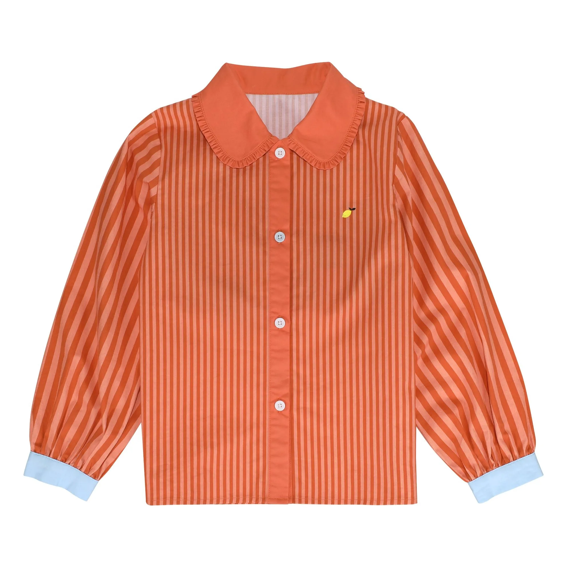 Sticky Lemon Orange Striped Lemon Shirt