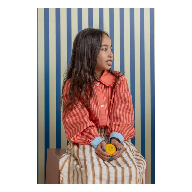 Chemise Citron Rayée | Orange