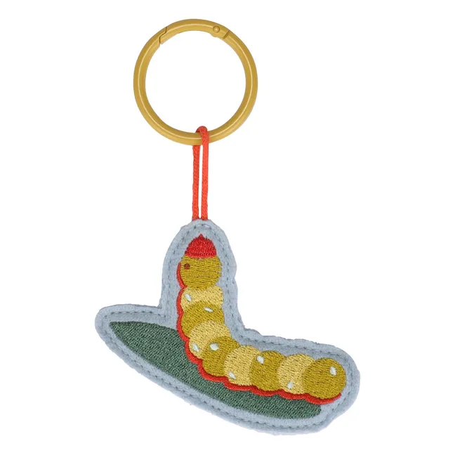 Porte-clés Chenille | Jaune