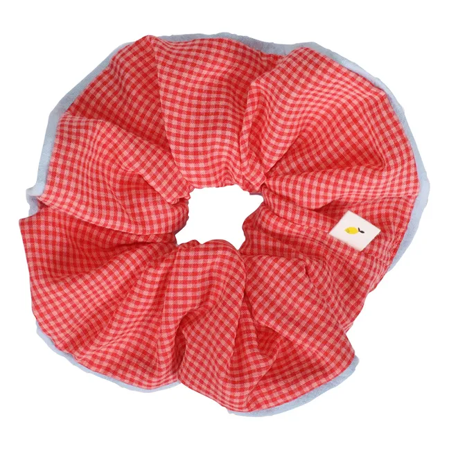 Chouchou Carreaux | Rose pâle