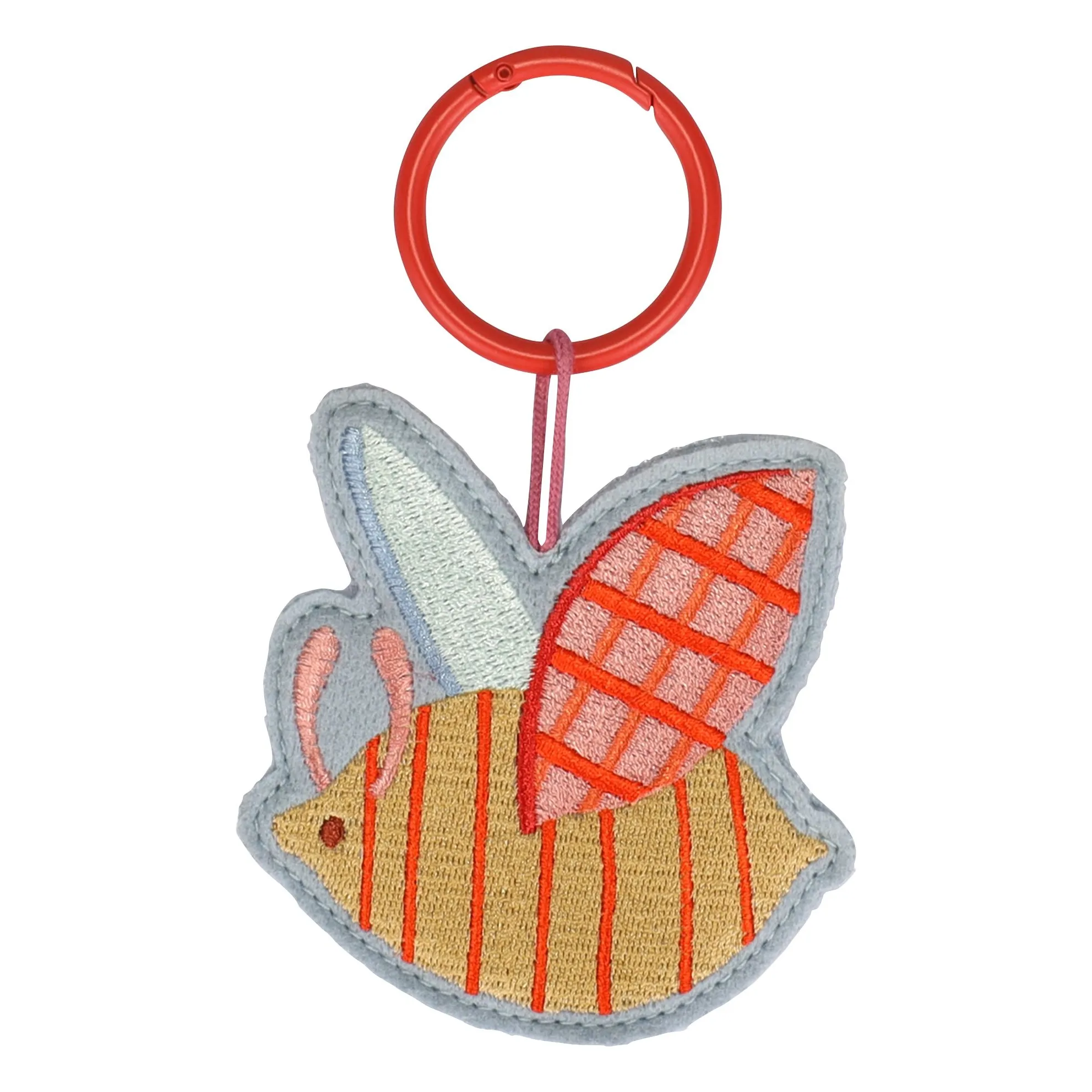 Sticky Lemon Yellow Bee Keyring