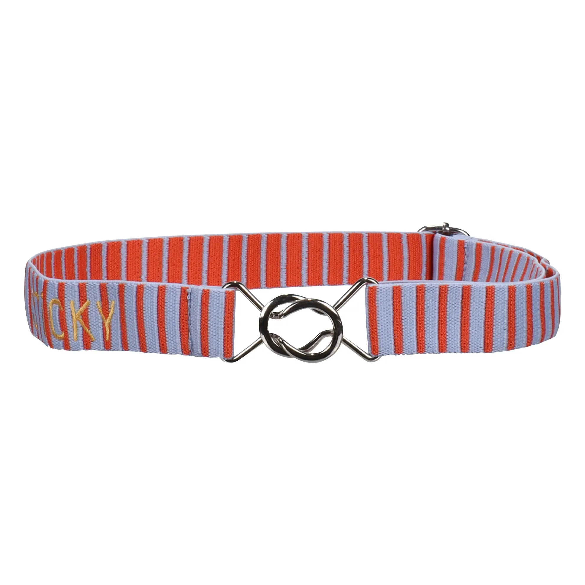 Sticky Lemon Blue Striped Elastic Belt