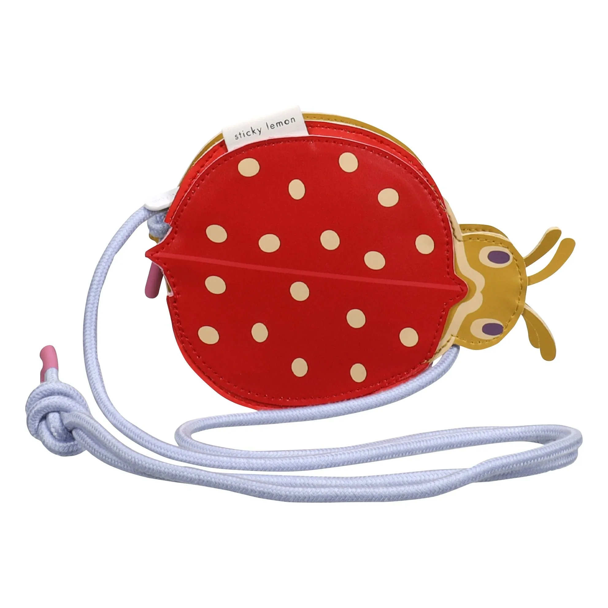 Sticky Lemon Red Ladybug Wallet Bag