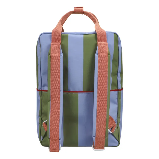 Sac à Dos Large Rayé | Vert