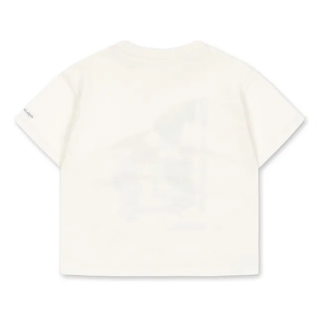 T-shirt Famo Out Of Office Coton Bio | Ecru