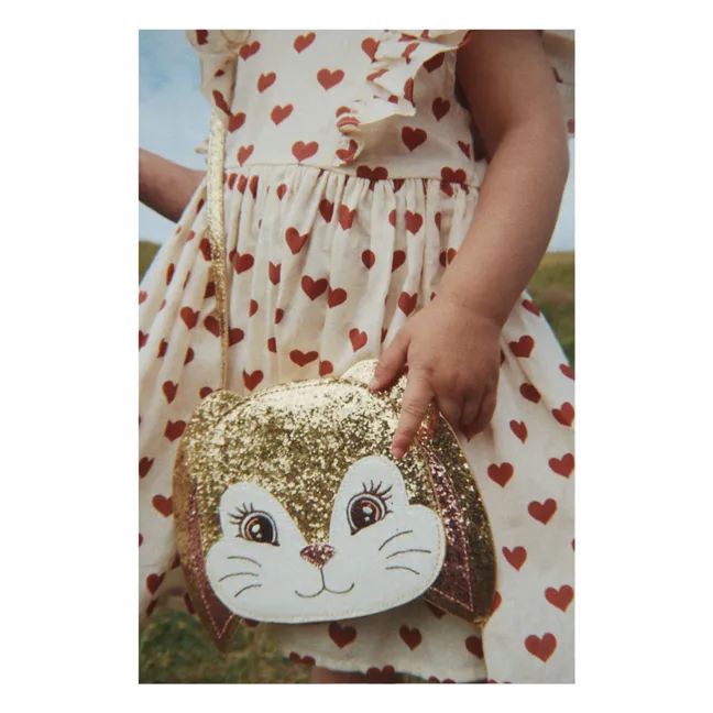 Sac Lapin Pailleté | Doré