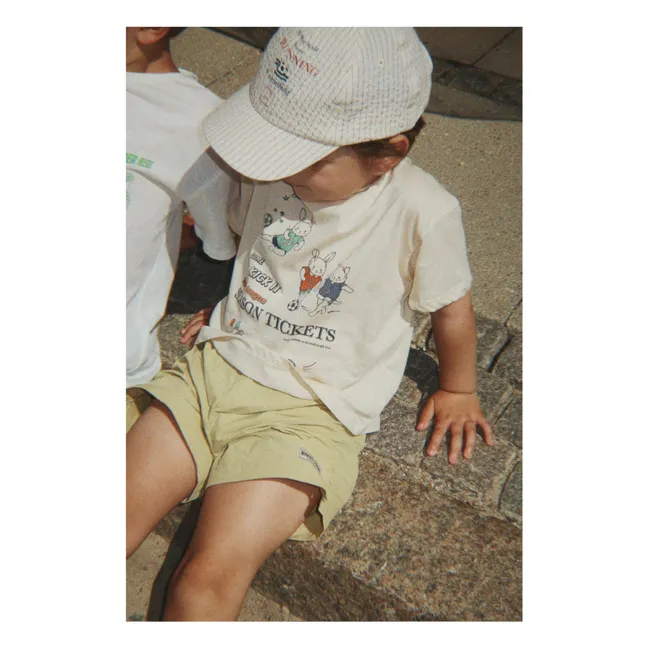 T-shirt Famo Out Of Office Coton Bio | Ecru