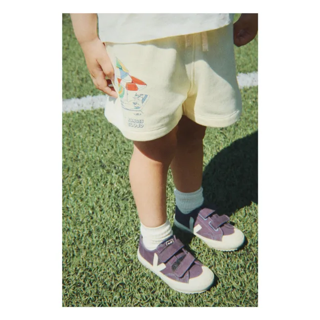 Short Lou Out Of Office Coton Bio | Jaune pâle