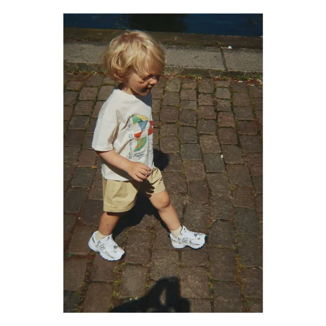 T-shirt Famo Out Of Office Coton Bio | Ecru