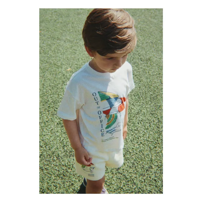 T-shirt Famo Out Of Office Coton Bio | Ecru