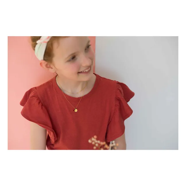 Collier Coccinelle | Doré