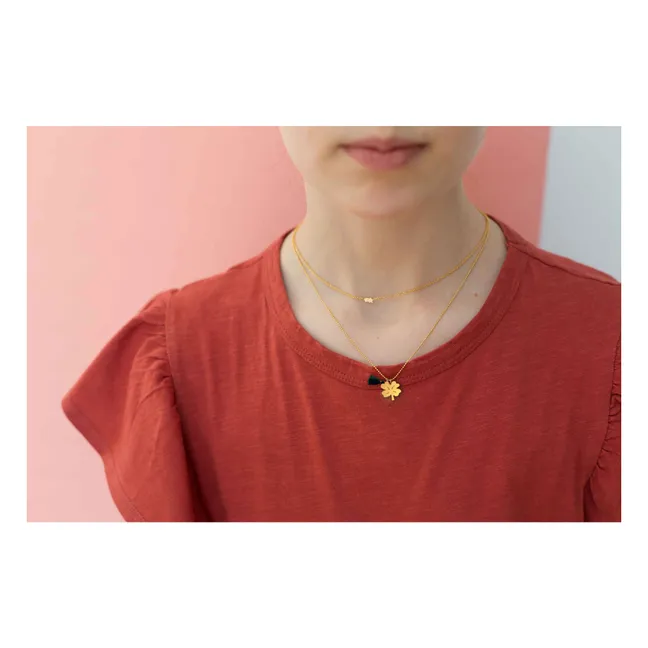 Collier Trèfle | Doré