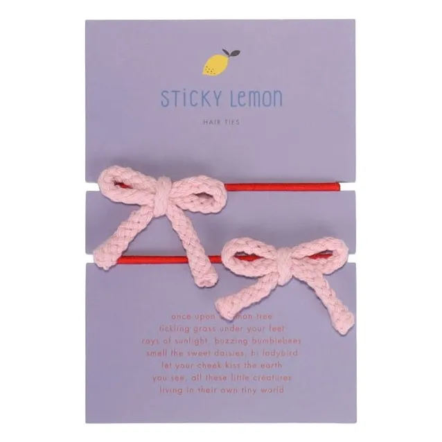 Sticky Lemon Pale Pink Elastic Knot
