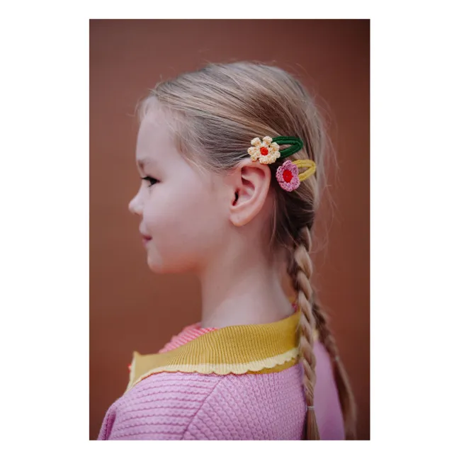 Lot de 2 Barrettes Marguerites | Jaune