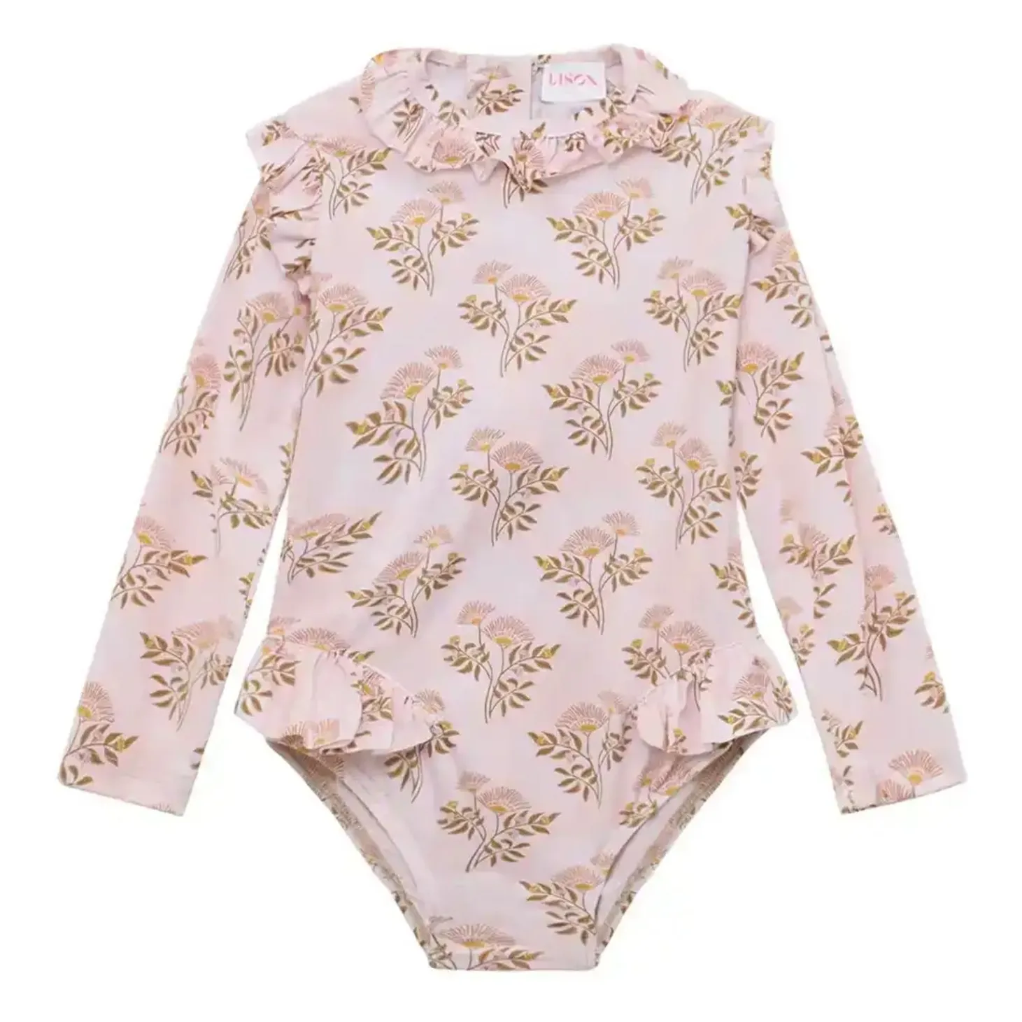 Lison Paris White Jasmine Fleuri Uv Protection Swimsuit