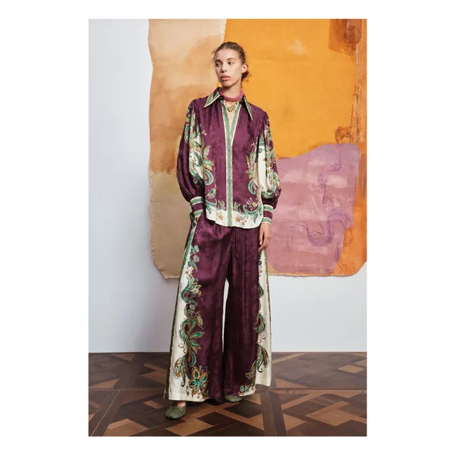 Pantalon Ruthie | Aubergine