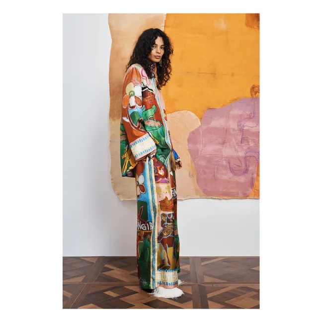 Pantalon Mlak Soie | Marron