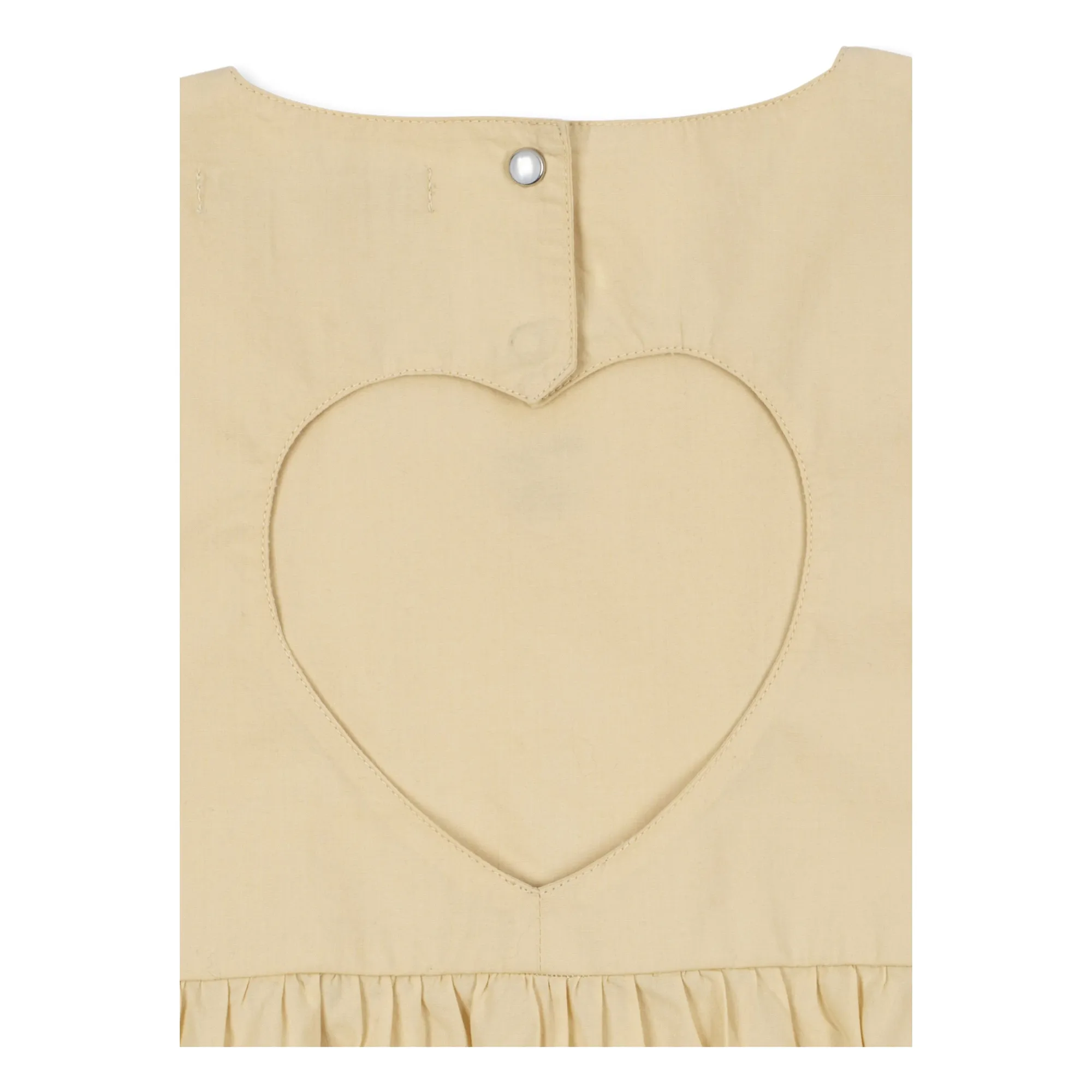 Robe Dos Ouvert Hearly Coton Bio | Beige- Image produit n°7