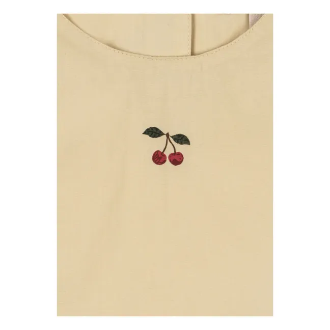 Abito aperto sul retro Cotone organico Hearly | Beige