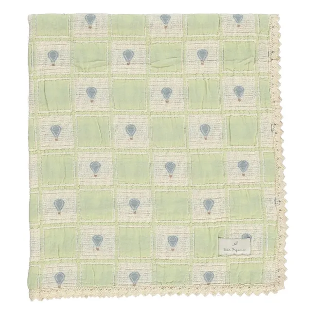 Organic Cotton Balloon Blanket | Green