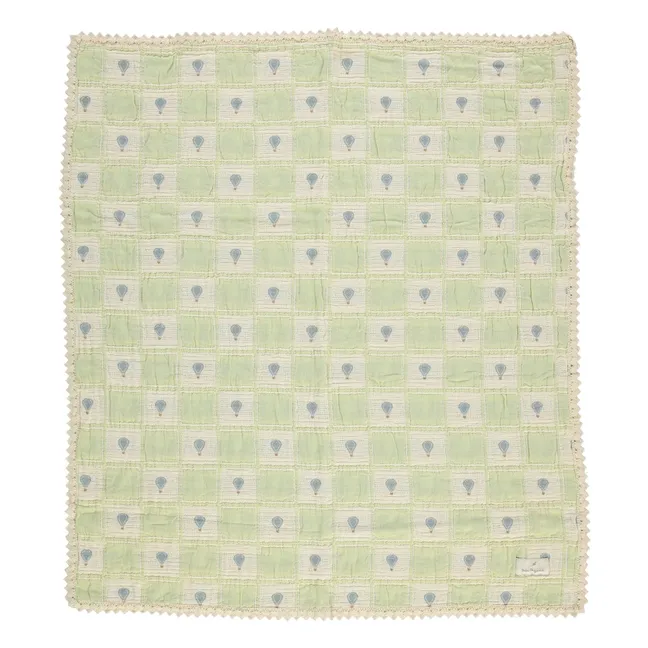Organic Cotton Balloon Blanket | Green