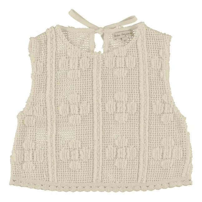 Top Crochet Inez | Ecru
