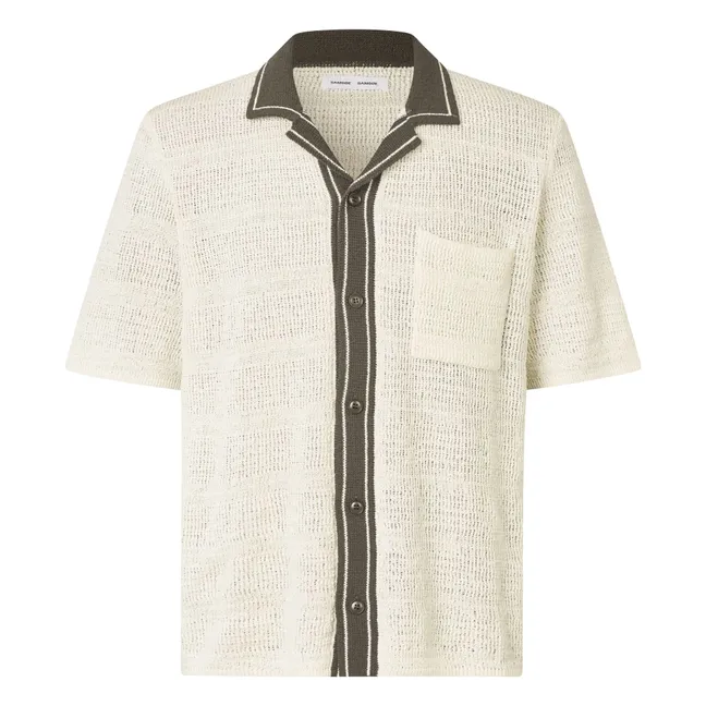 Camisa de manga corta Sapercy Mesh | Blanco