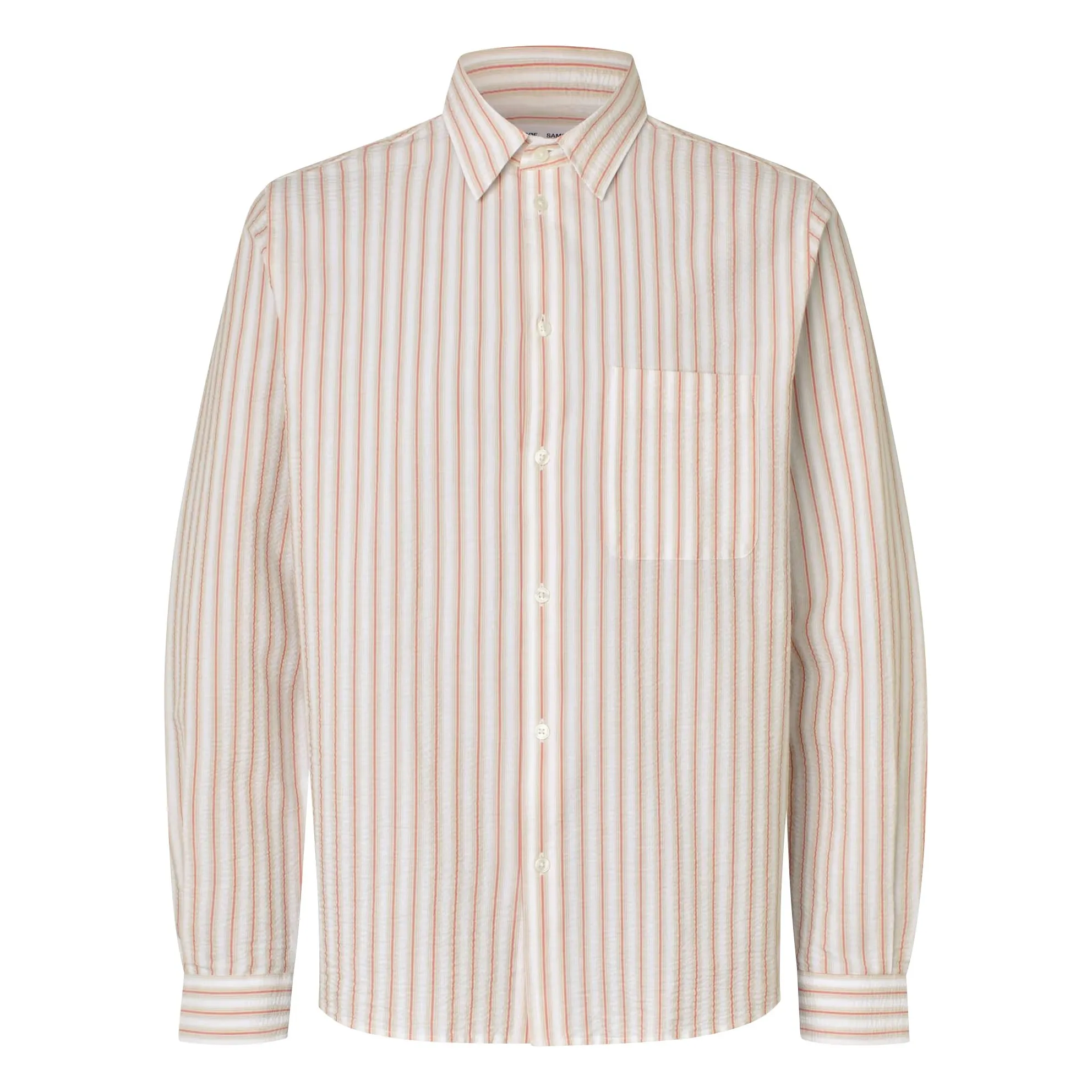 Samsoe Samsoe Off White Saryan J Carreaux Shirt