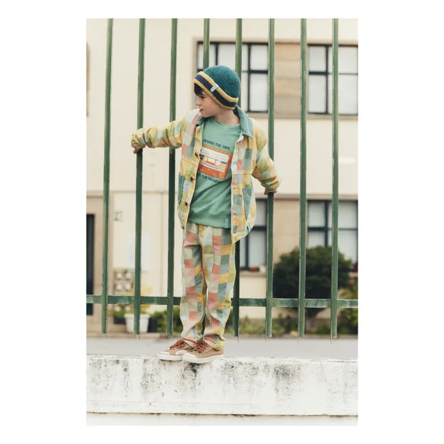 Vinyl Tape Sweat Organic Cotton | Green
