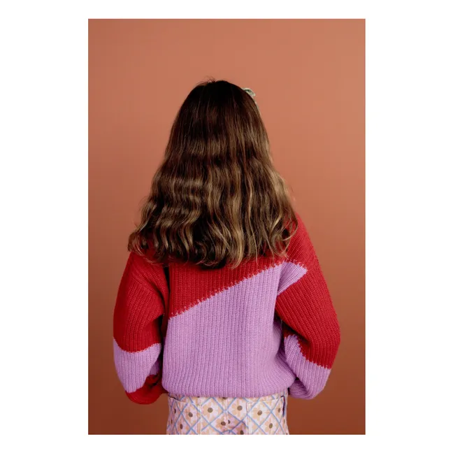 Pull Little Sister Laine et Cachemire | Rouge