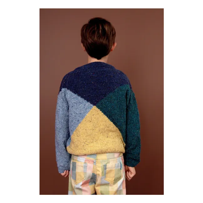 Pull Band Laine | Bleu