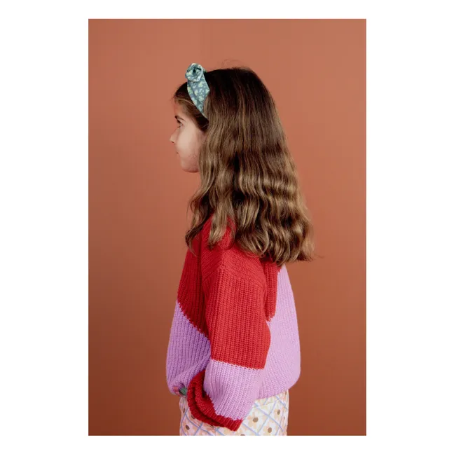 Pull Little Sister Laine et Cachemire | Rouge