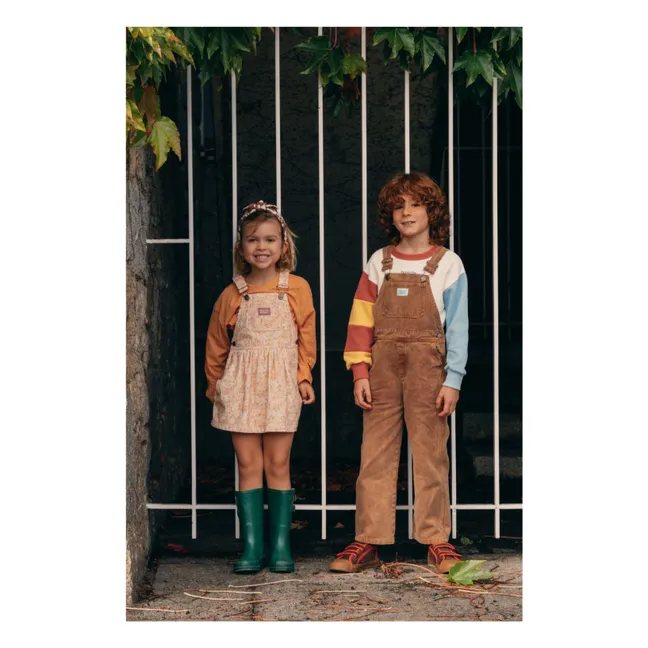 Robe Salopette Neighbors Fleurie | Jaune