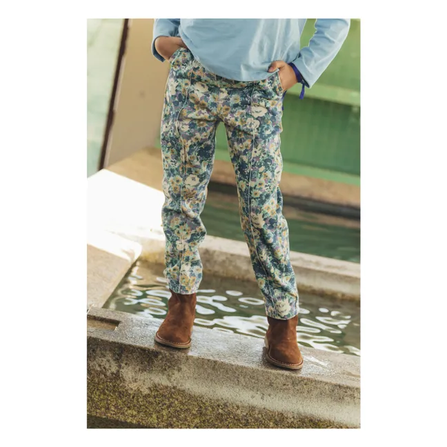 Pantalon Mixtape Fleuri | Violet