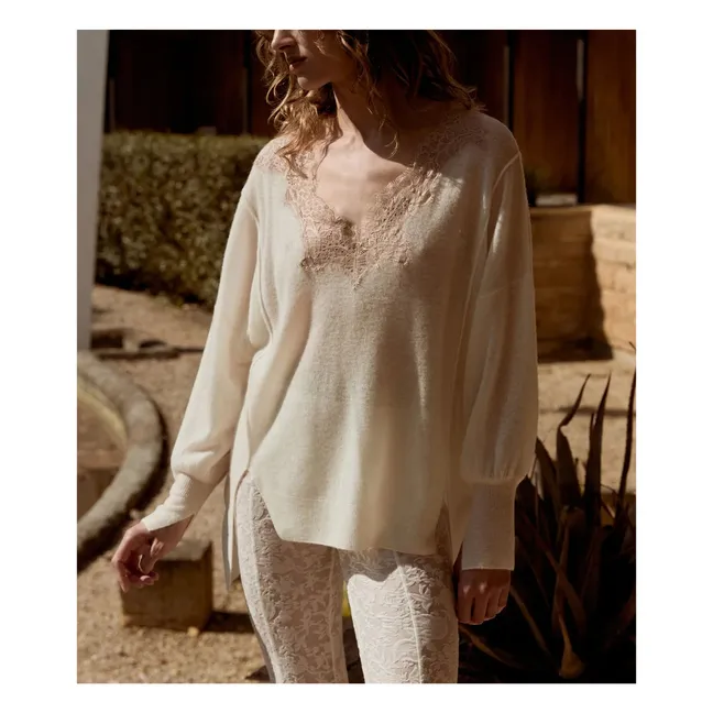 Pull Aera Laine | Ivoire
