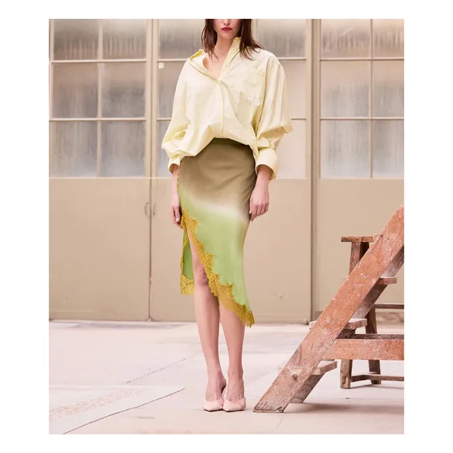 Jupe Eranu Soie | Vert