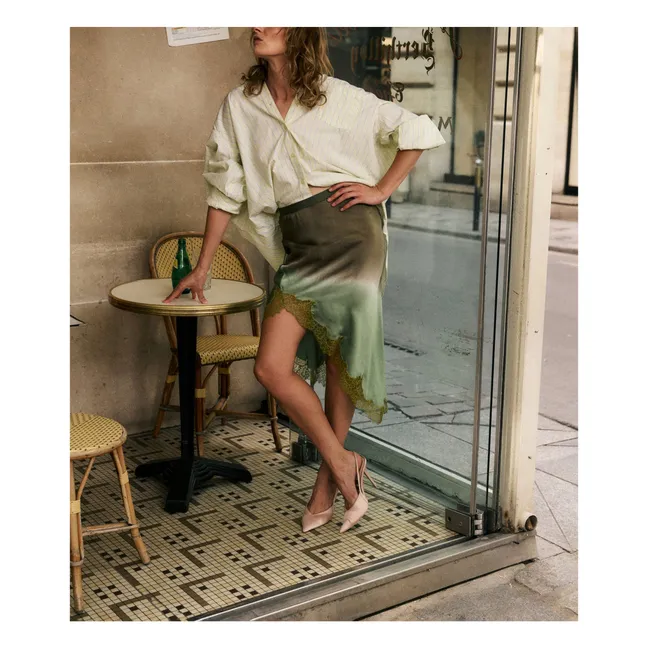Jupe Eranu Soie | Vert