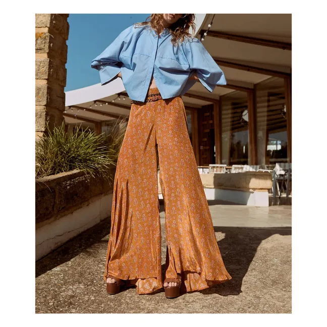 Blouse Soon Popeline de Coton | Bleu ciel