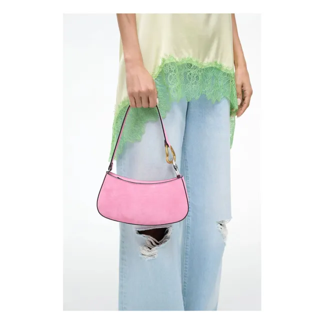 Sac Ollie Cuir | Rose