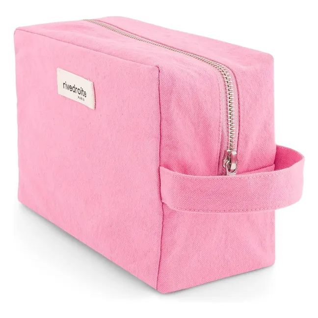 Trousse Tournelles Coton Recyclé | Bois de rose