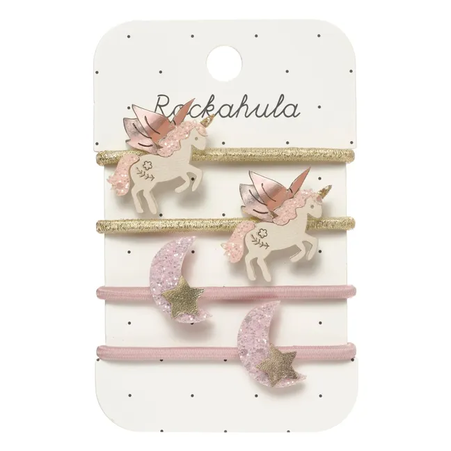 Lot de 4 Chouchous Licornes Magiques | 	Lilas